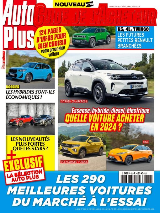 Title details for AUTO PLUS GUIDE DE L'ACHETEUR by Editions Mondadori Axel Springer (EMAS) - Available